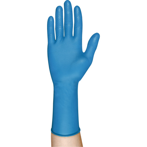 Gants jetables s&eacute;rie 93-283, Petit, Nitrile, 8,7 mils, Sans poudre, Bleu NTL Industrial