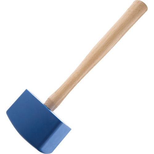 Ergotech Soft Anti-Impact Mallet, Wood Handle, 12-1/2" L NTL Industrial