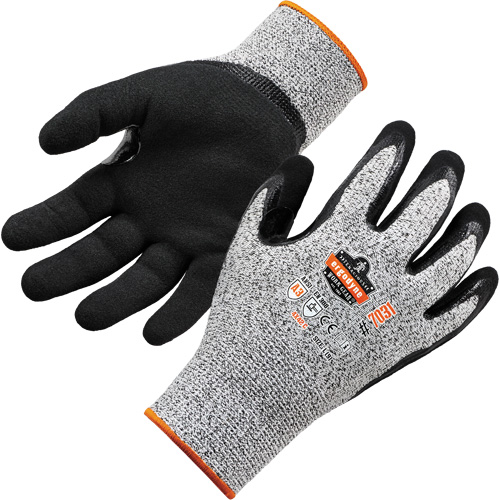 ProFlex&reg; Extra-Strength Cut Resistant Gloves, Size Small, 13 Gauge, Nitrile Coated, HPPE Shell, ASTM ANSI Level A3 NTL Industrial