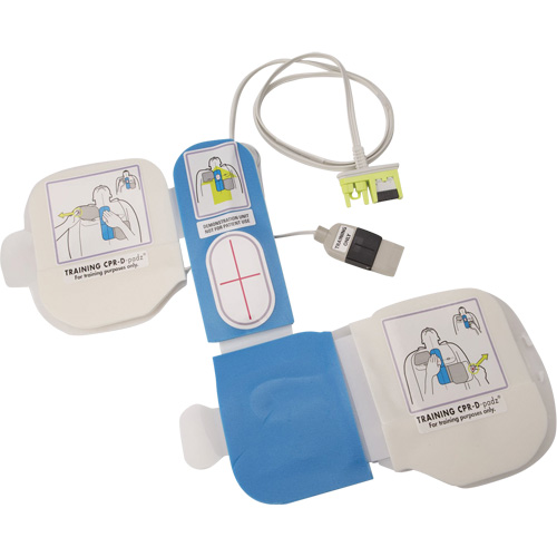 &eacute;lectrodes pour appareil de d&eacute;monstration de RCR CPR-D, Zoll AED Plus Pour, Non m&eacute;dical NTL Industrial