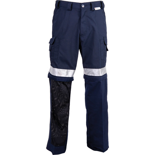 All-Season High Visibility Ventilated Pants, Poly-Cotton, 36, Navy Blue NTL Industrial