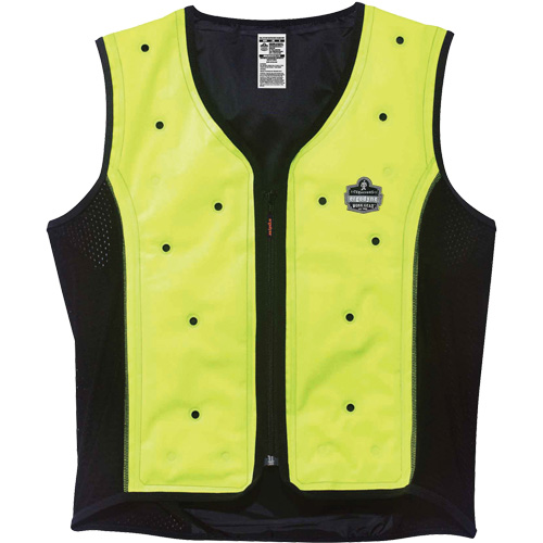 Gilet de refroidissement &agrave; sec Chill-Its 6685, 4T-Grand, Jaune lime haute visibilit&eacute; NTL Industrial