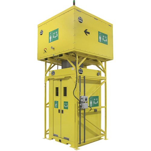 Enclosed Outdoor Gravity Fed Safety Shower NTL Industrial