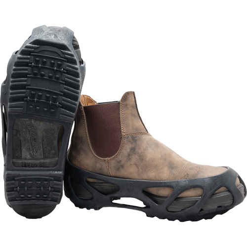 Slk Grip Anti-Slip Overshoes, Thermoplastic Elastomer, Stud Traction, Small NTL Industrial