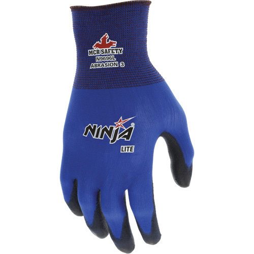 Gants enduits Lite Ninja, Grand, R&ecirc;vetement Polyur&eacute;thane, Calibre 18, Enveloppe en Nylon NTL Industrial