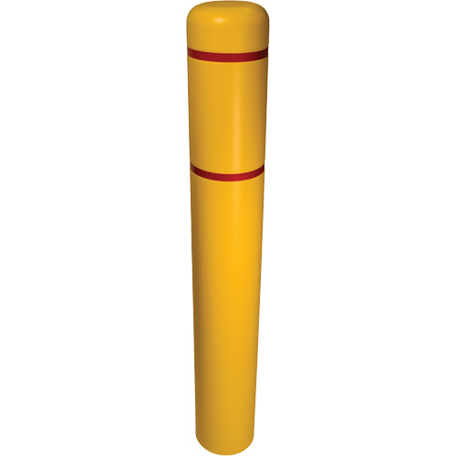 Couvre-bollard, 4" dia. x 54" l, Jaune NTL Industrial