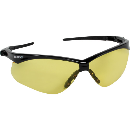 KleenGuard Nemesis Safety Glasses, Amber Lens, ANSI Z87+/Meets/Exceeds CSA Z94.3 NTL Industrial