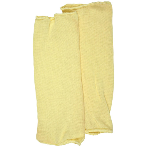 Manchon r&eacute;sistant &agrave; la coupe Cut Pro 1 couche, Kevlar, 10", ASTM ANSI niveau A2, Jaune NTL Industrial