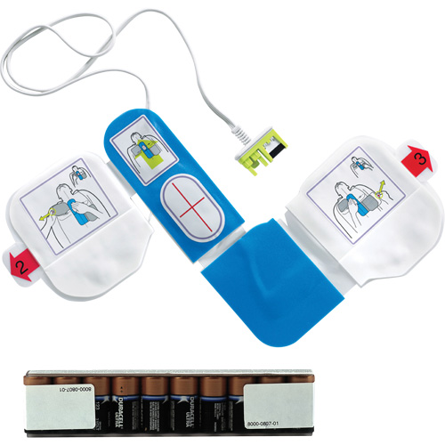 Ensemble de bloc-pile & CPR-D-Padz, Zoll AED Plus Pour, Classe 4 NTL Industrial