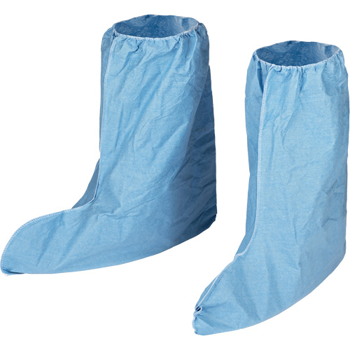 Pyrolon&reg; Plus 2 Flame Resistant Boot Covers, X-Large, FR Treated Fabric, Blue NTL Industrial