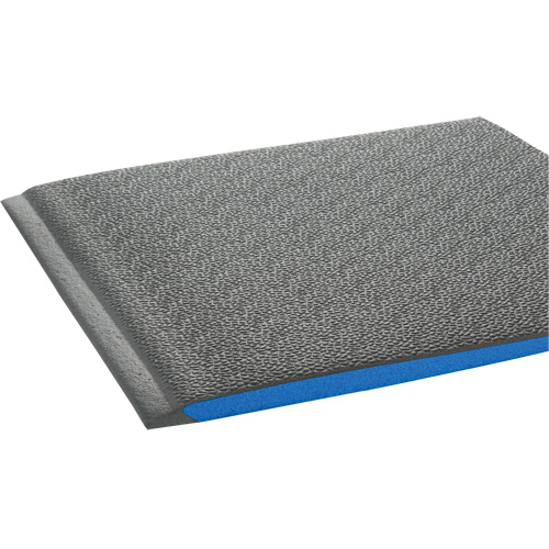Wear-Bond Comfort-King Ergonomic Mats, Pebbled, 2' x 3' x 9/16", Grey, Vinyl Foam NTL Industrial