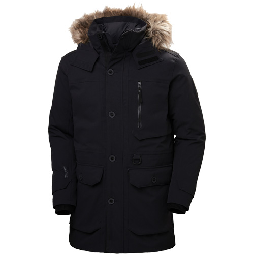Longyear II Parka, Men's, X-Large, Black NTL Industrial