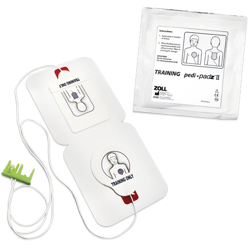 &eacute;lectrodes de formation Pedi Padz II, Zoll AED Plus Pour, Non m&eacute;dical NTL Industrial