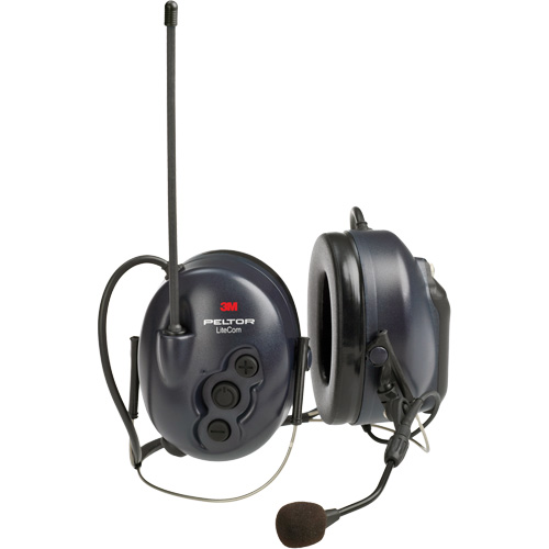 Peltor LiteCom FRS Headset, Neckband Style, 26 dB NTL Industrial
