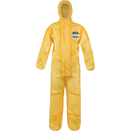ChemMax&reg; 1 Coveralls, Polyethylene/Polypropylene, 4X-Large, Yellow NTL Industrial