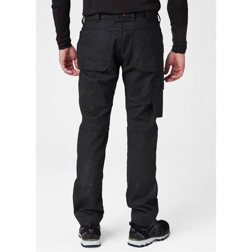 Oxford Service Pants, Poly-Cotton, Black, Size 30, 30 Inseam NTL Industrial
