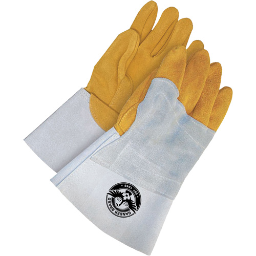 Gants de soudage &agrave; l'arc TIG Gander Brand, Cuir de daim refendu, Taille 10 NTL Industrial