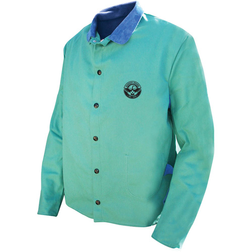 Gander Brand Banox&reg; FR Full Jacket, Cotton, Large, Green NTL Industrial