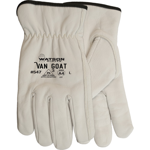 Gants de travail r&eacute;sistants aux coupures Van Goat, Grand, 36 cal/cm², Niveau 3, NFPA 70E NTL Industrial