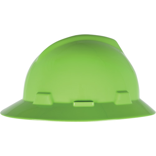 V-Gard&reg; Slotted Full-Brim Hardhat, Pinlock Suspension, Non-Vented NTL Industrial