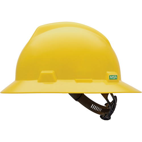 V-Gard&reg; Slotted Full-Brim Hardhat, Meets CSA Type 1, Quick-Slide Suspension, Non-Vented NTL Industrial