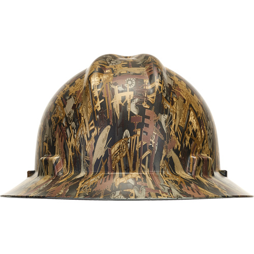 V-Gard&reg; Hydro Dip Full Brim Hard Hat, Meets CSA Type 1, Ratchet Suspension, Non-Vented NTL Industrial