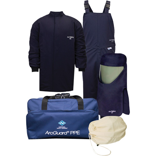 Arcguard Revolite Small Arc Flash Suit Kit with Lift Front Hood, 40 cal/cm² NTL Industrial