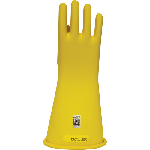 Arcguard Rubber Voltage Gloves, Size 8, 10" L NTL Industrial