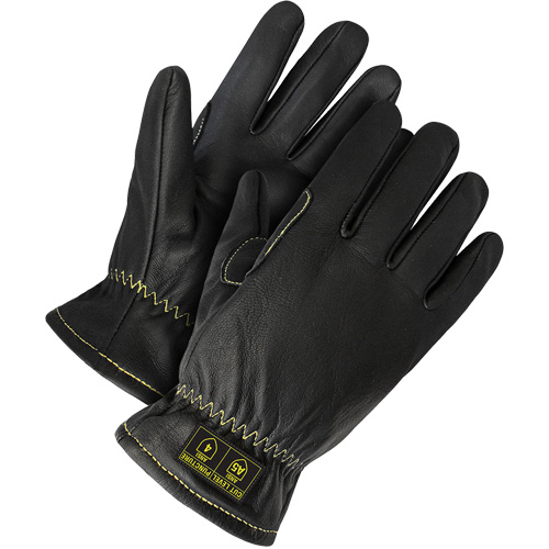 Gants r&eacute;sistants aux huiles Deny, 3T-Grand, Paume en Cuir fleur de ch&egrave;vre NTL Industrial