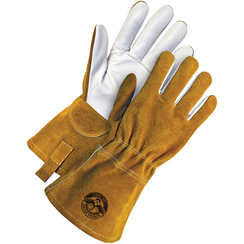 TIG Welder's Gloves, Grain Goatskin, Size X-Large NTL Industrial