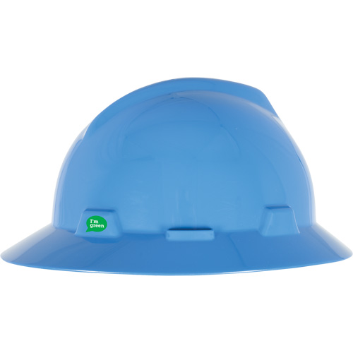 V-Gard&reg; GREEN Slotted Full Brim Hard Hat, CSA Type 1, Ratchet Suspension NTL Industrial
