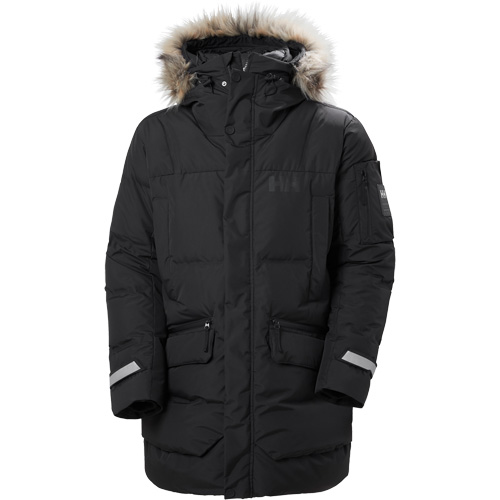 Bouvet Down Parka, Men's, Medium, Black NTL Industrial