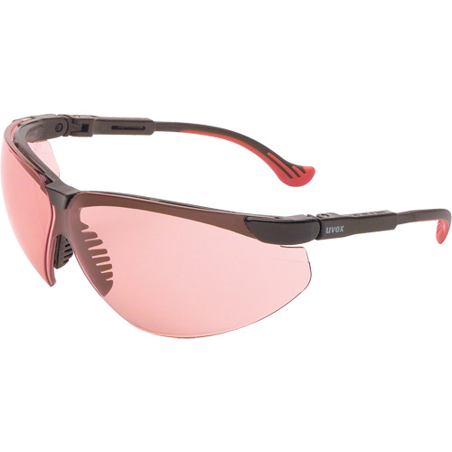 Uvex HydroShield&reg; Genesis&reg; XC Safety Glasses, SCT-Vermillion Lens, Anti-Fog/Anti-Scratch, ANSI Z87+/Meets/Exceeds CSA Z94.3 NTL Industrial