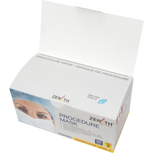 Disposable Procedure Face Masks, ASTM F2100 Level 2, Class 1 NTL Industrial