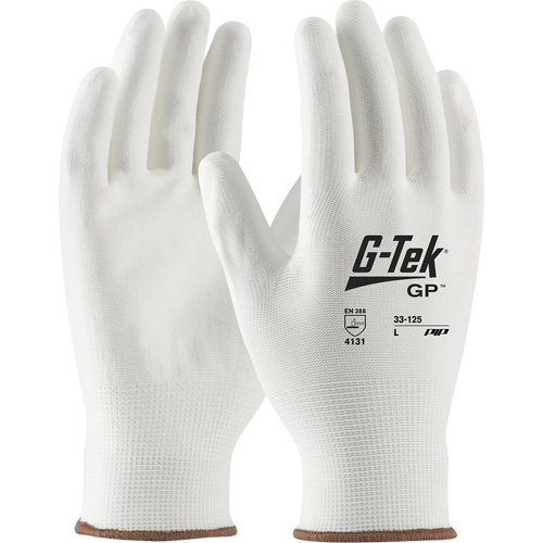 Gants enduits G-Tek GP, Petit, R&ecirc;vetement Polyur&eacute;thane, Calibre 13, Enveloppe en Nylon NTL Industrial