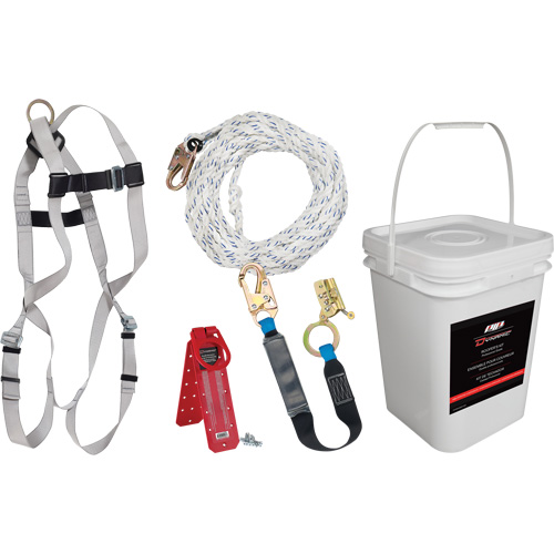 Dynamic Fall Protection Kit, Roofer's Kit NTL Industrial