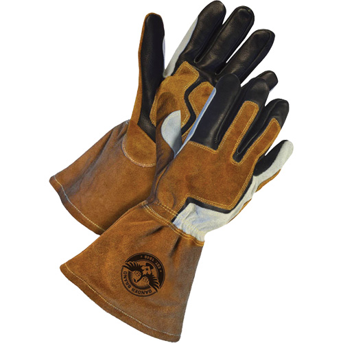 Gants de soudage &agrave; l'arc MIG Gander Brand, Cuir fleur de vache, Taille T-petit NTL Industrial