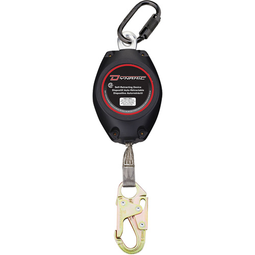 Dynamic Self-Retracting Lifeline, 20', Dyneema&reg;, Swivel NTL Industrial