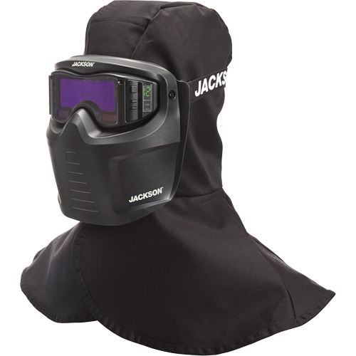 Masque de soudage Rebel ADF, 3,5" lo x 1,3" la Champ de vision, Teinte 3/5-12, Noir NTL Industrial