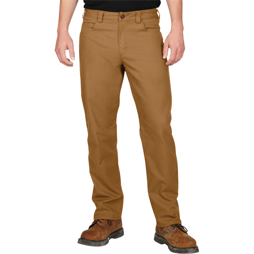 Pantalon de travail flexible et robuste, Poly-coton/Spandex, Khaki, Taille 32, Entrejambe 32 NTL Industrial