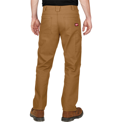Pantalon de travail flexible et robuste, Poly-coton/Spandex, Khaki, Taille 32, Entrejambe 32 NTL Industrial