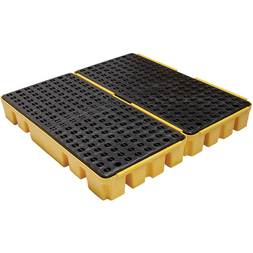 Low Profile Spill Pallet, 51 US gal. Spill Capacity, 49" x 48" x 6.5" NTL Industrial