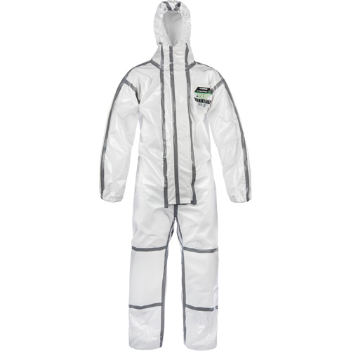 ChemMax 2 Coverall, Small, White NTL Industrial