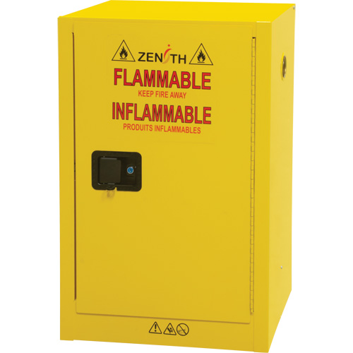 Armoire de rangement pour a&eacute;rosols inflammables, 12 gal., 1 Porte(s), 23" La x 35" h x 18" p NTL Industrial