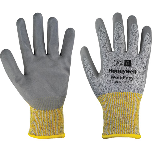 Gants de protection contre les coupures WorkEasy, Taille 6/T-petit, Calibre 13, Rev&ecirc;tement Polyur&eacute;thane, Enveloppe en PEHP/Fibre de verre, ASTM ANSI niveau A2/EN 388 niveau B NTL Industrial