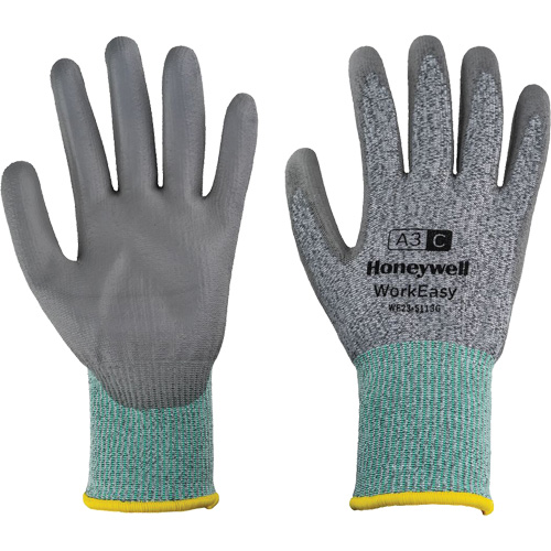 Gants de protection contre les coupures WorkEasy, Taille 6/T-petit, Calibre 13, Rev&ecirc;tement Polyur&eacute;thane, Enveloppe en PEHP/Fibre de verre, ASTM ANSI niveau A3/EN 388 niveau C NTL Industrial