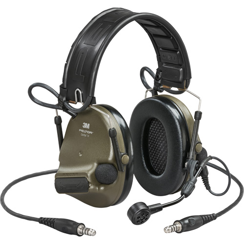 Peltor ComTac VI NIB Dual Lead Headset with Arc, Headband Style, 23 dB NTL Industrial