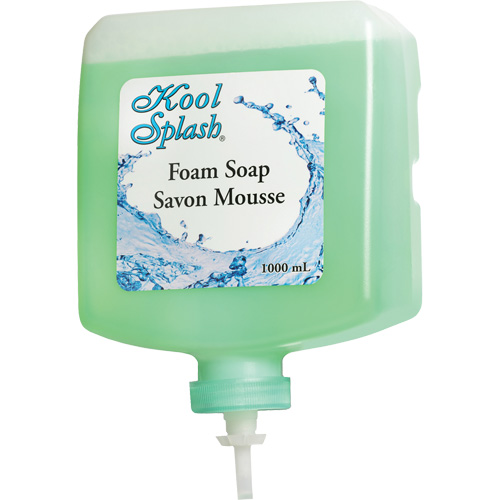Savon apaisant &agrave; l'alo&egrave;s Kool Splash, Mousse, 1000 ml, Parfum&eacute; NTL Industrial