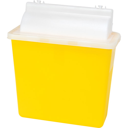 Contenant pour objets pointus et tranchants, Capacit&eacute; de 4,6 L NTL Industrial