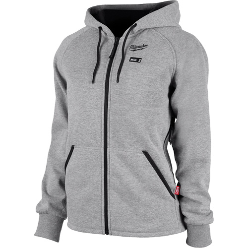 M12 Heated Hoodie Kit, Women's, Small, Grey, Polyester NTL Industrial